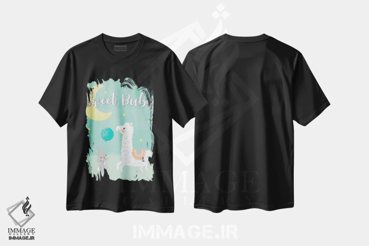 تیشرت مشکی طرح دار ماجراجویی کودکانه IV، تزئینی اثر جنیفر اللوری | فروشگاه ایماژ