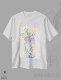 تیشرت سفید طرح دار گیاه شناس سوم، تزئینی اثر جنیفر اللوری | فروشگاه ایماژ
