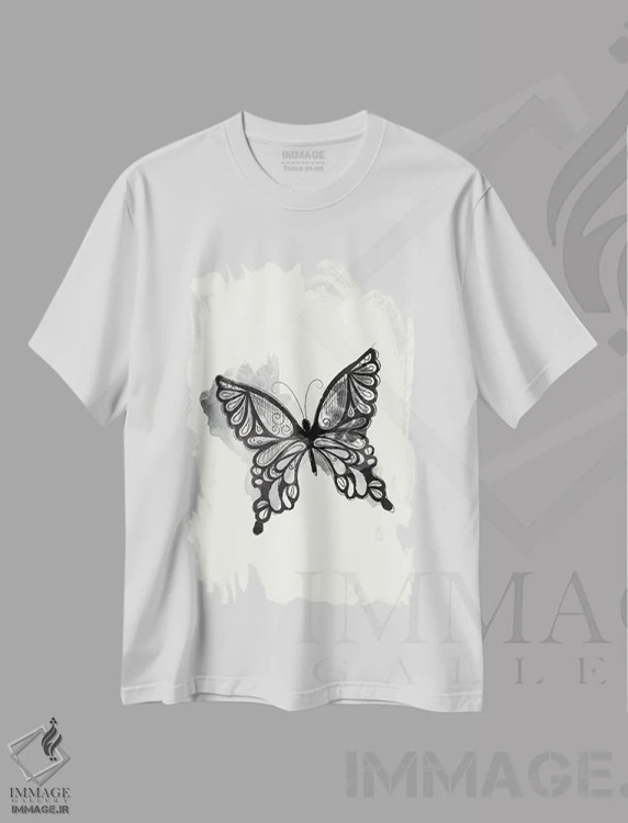 تیشرت سفید طرح دار زیبایی سیاه، دکور روستایی اثر جنیفر اللوری | immage.ir