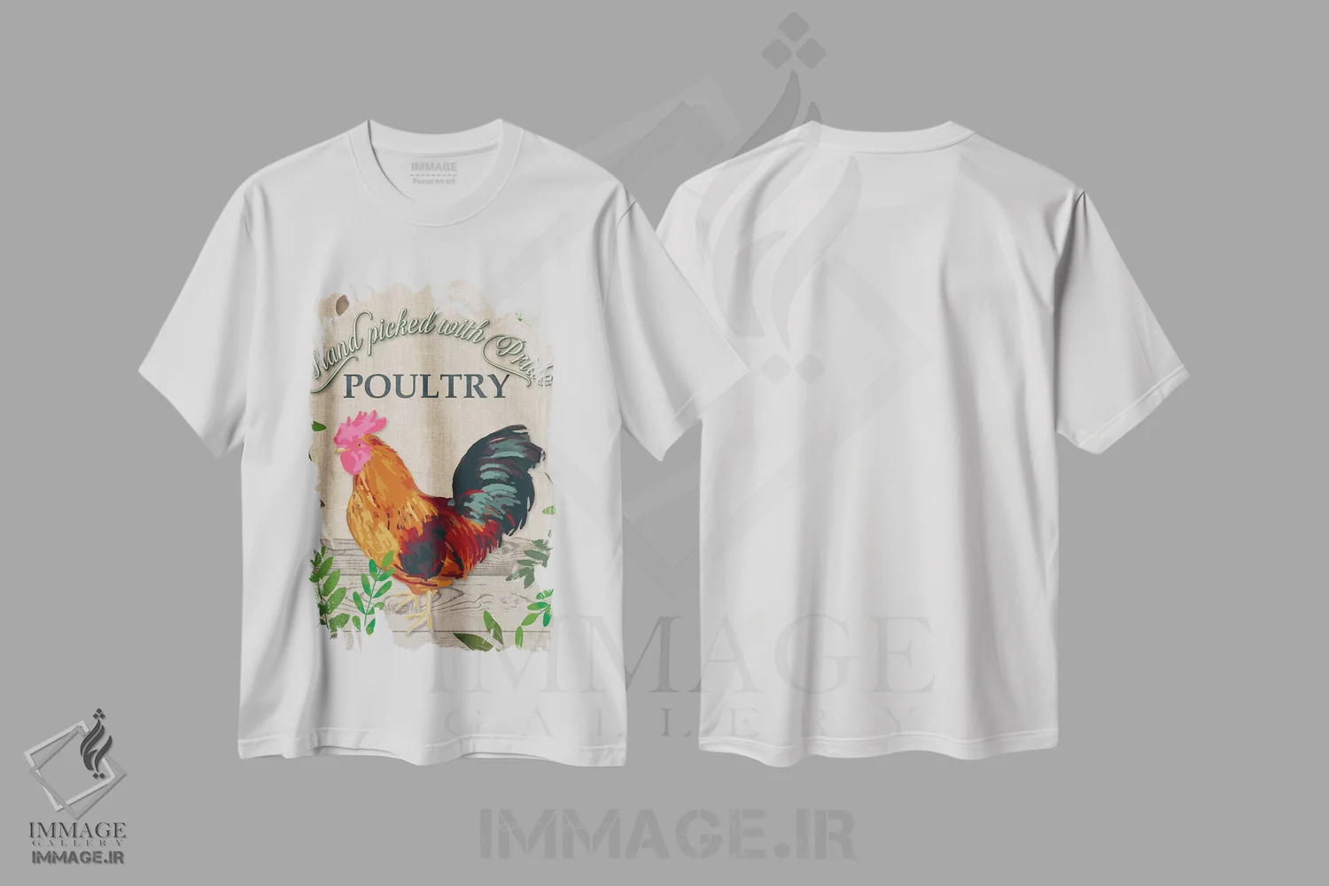 تیشرت سفید طرح دار از مزرعه تا سفره دو، دکور روستایی اثر جنیفر اللوری | immage.ir