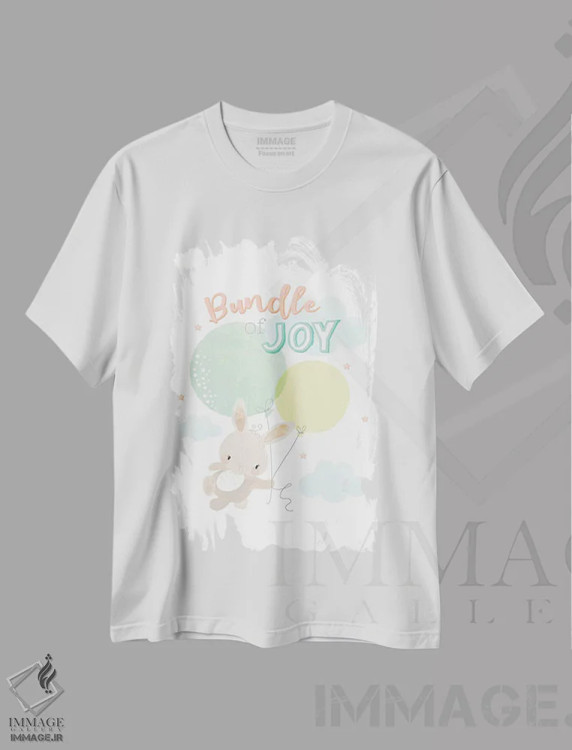 تیشرت سفید طرح دار ماجراجویی کودکانه یک، تزئینی اثر جنیفر اللوری | immage.ir