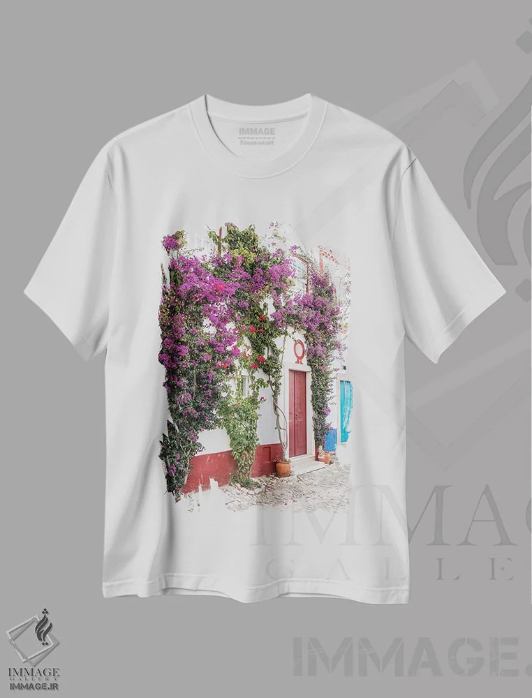 تیشرت سفید طرح دار آثار جولی اگِرز - فروشگاه ایماژ