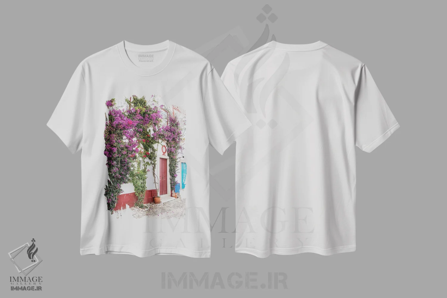 تیشرت سفید طرح دار آثار جولی اگِرز - فروشگاه ایماژ