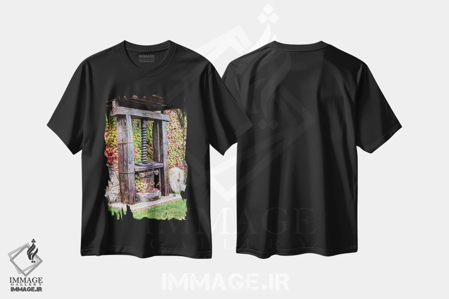 تیشرت مشکی طرح دار آثار جولی اگِرز - فروشگاه ایماژ