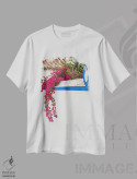 تیشرت سفید طرح دار آثار جولی اگِرز - فروشگاه ایماژ