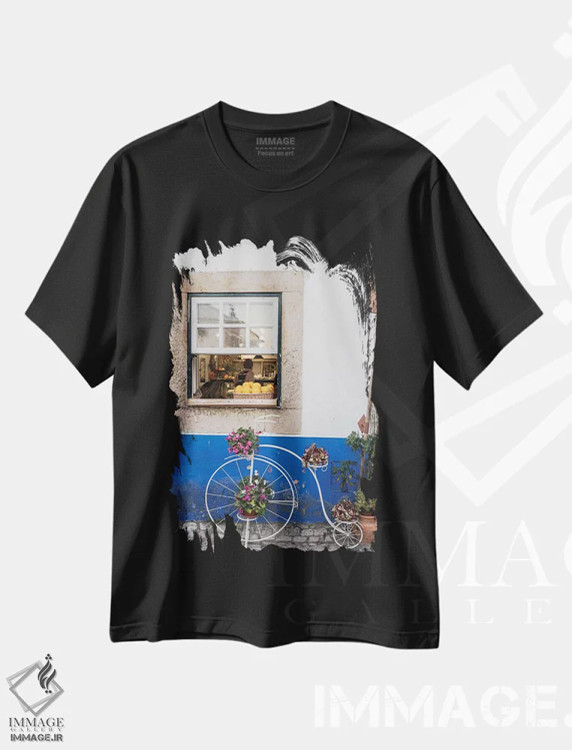 تیشرت مشکی طرح دار آثار جولی اگِرز - فروشگاه ایماژ
