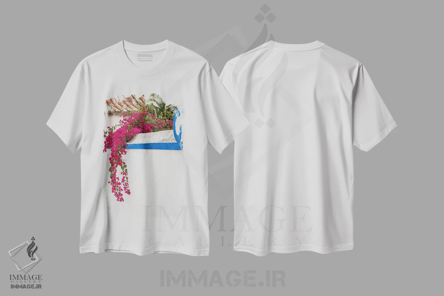 تیشرت سفید طرح دار آثار جولی اگِرز - فروشگاه ایماژ
