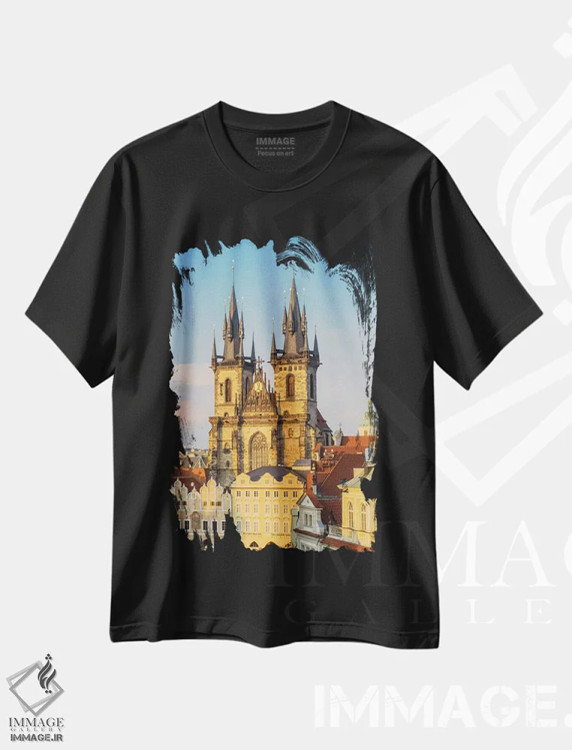 تیشرت مشکی طرح دار آثار جولی اگِرز - immage.ir