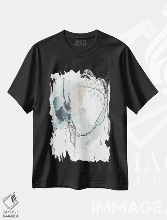 تیشرت مشکی طرح دار واکنش نیرو یک اثر جون اریکا وس | immage.ir