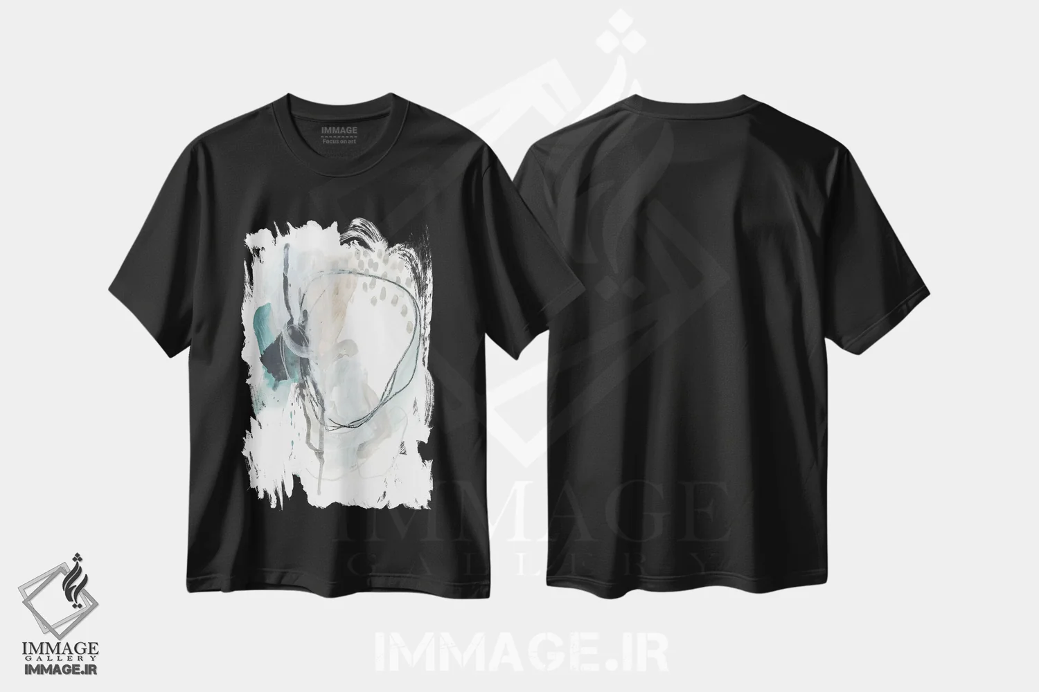 تیشرت مشکی طرح دار واکنش نیرو یک اثر جون اریکا وس | immage.ir