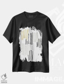 تیشرت مشکی طرح دار خطوط انرژی زمینی ۴ اثر جون اریکا وس | فروشگاه ایماژ