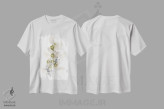 تیشرت سفید طرح دار گیاهان خیالی ۳، آبستره اثر جون اریکا وس | فروشگاه ایماژ