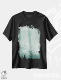 تیشرت مشکی طرح دار پاتین ساحلی ۱ اثر جون اریکا وس | فروشگاه ایماژ