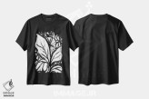 تیشرت مشکی طرح دار باغ سومین ۳، آبستره اثر جون اریکا وس | immage.ir