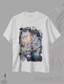 تیشرت سفید طرح دار ماژول فرماندهی، تزئینی اثر جوزف فرناندو | immage.ir