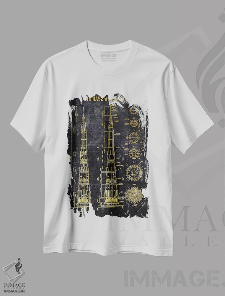 تیشرت سفید طرح دار اچ۱ 11A52-A3C Nb1503، هنر دیجیتال اثر جوزف فرناندو | immage.ir