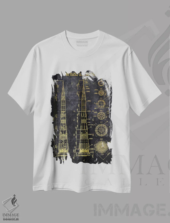 تیشرت سفید طرح دار اچ۱ 11A52-A3C Nb1503، هنر دیجیتال اثر جوزف فرناندو | immage.ir