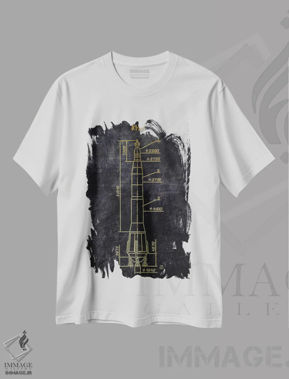 تیشرت سفید طرح دار N1-D4، هنر دیجیتال اثر جوزف فرناندو | فروشگاه ایماژ