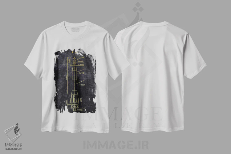 تیشرت سفید طرح دار N1-D4، هنر دیجیتال اثر جوزف فرناندو | فروشگاه ایماژ