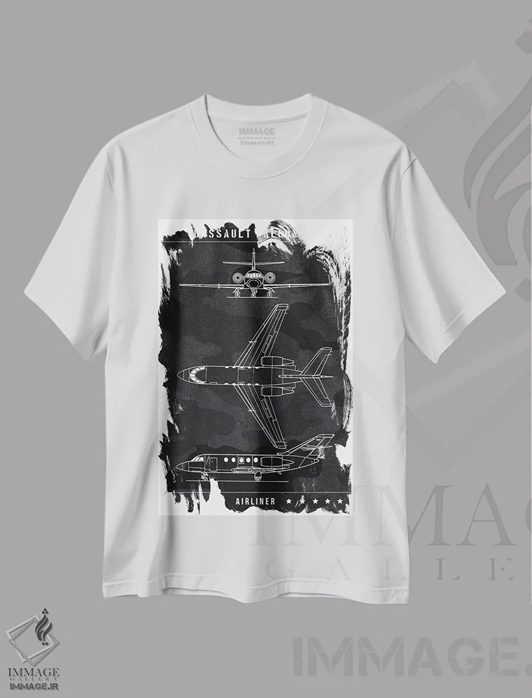 تیشرت سفید طرح دار دی هاویلند داو، تزئینی اثر جوزف فرناندو | immage.ir