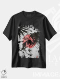 تیشرت مشکی طرح دار عقاب سامورایی، دکور آسیایی اثر جوزف فرناندو | immage.ir