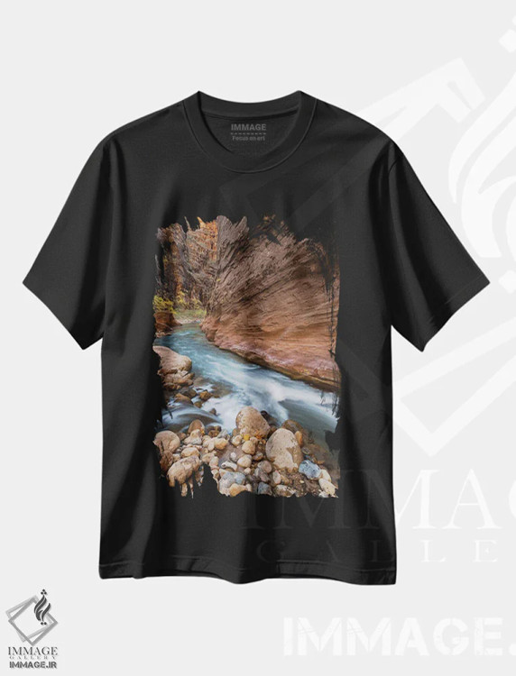 تیشرت مشکی طرح دار آثار جف فوت - immage.ir