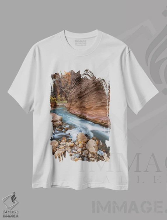 تیشرت سفید طرح دار آثار جف فوت - فروشگاه ایماژ