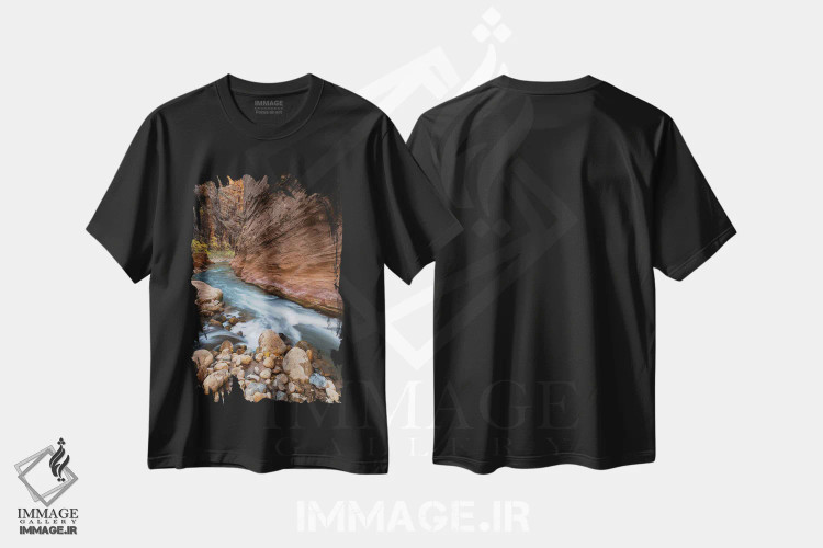 تیشرت مشکی طرح دار آثار جف فوت - immage.ir