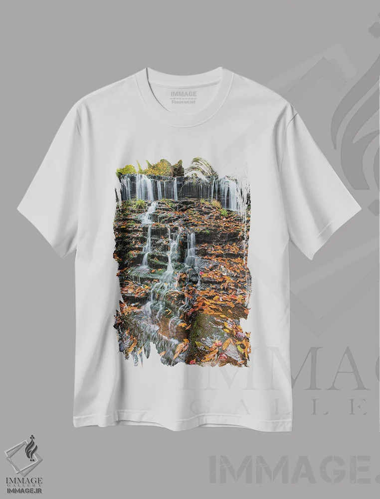تیشرت سفید طرح دار آثار جف فوت - immage.ir