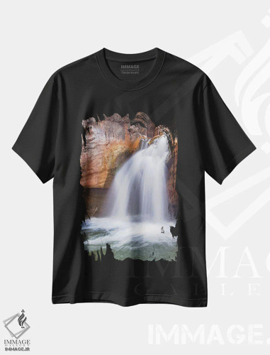تیشرت مشکی طرح دار آثار جف فوت - immage.ir