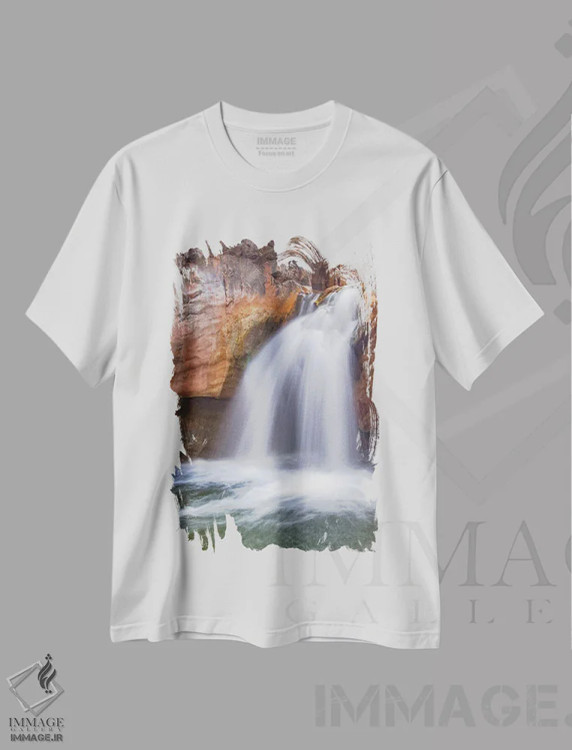 تیشرت سفید طرح دار آثار جف فوت - فروشگاه ایماژ