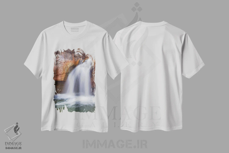 تیشرت سفید طرح دار آثار جف فوت - فروشگاه ایماژ