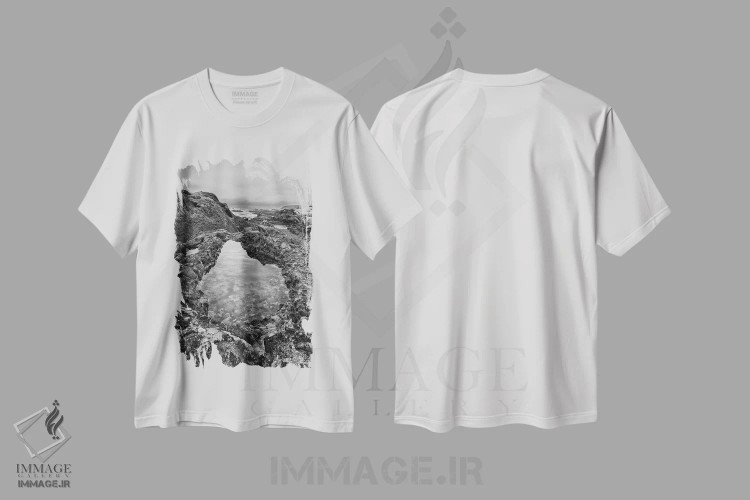 تیشرت سفید طرح دار آثار جان فورد - immage.ir