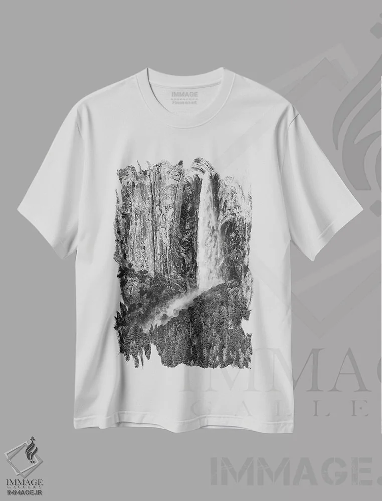 تیشرت سفید طرح دار آثار جان فورد - فروشگاه ایماژ
