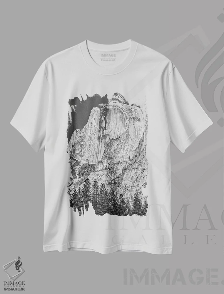 تیشرت سفید طرح دار آثار جان فورد - فروشگاه ایماژ