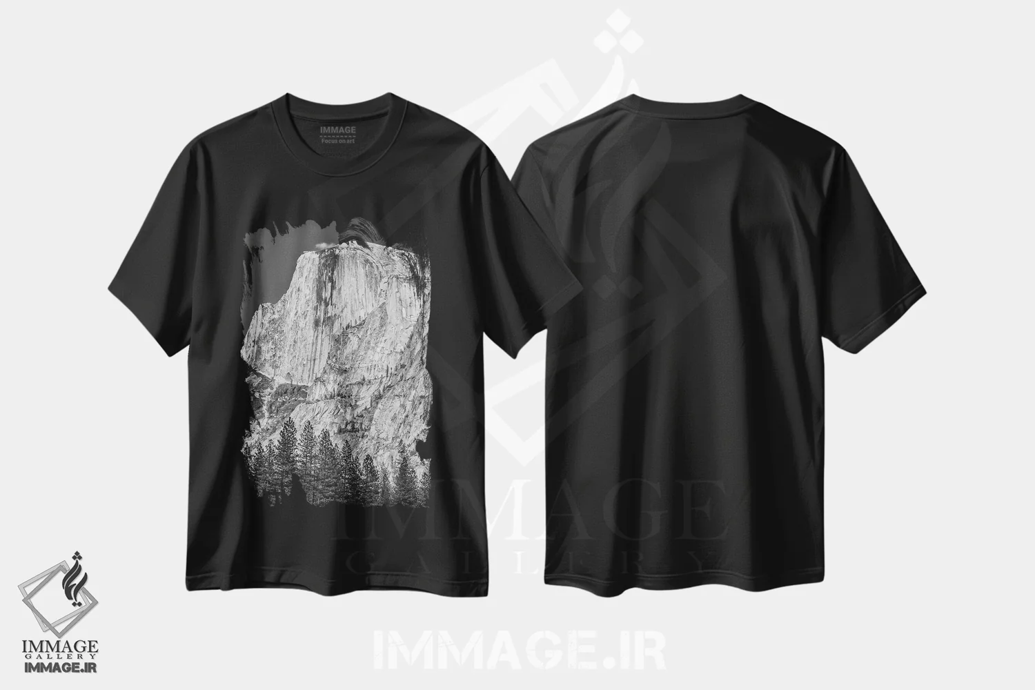 تیشرت مشکی طرح دار آثار جان فورد - immage.ir