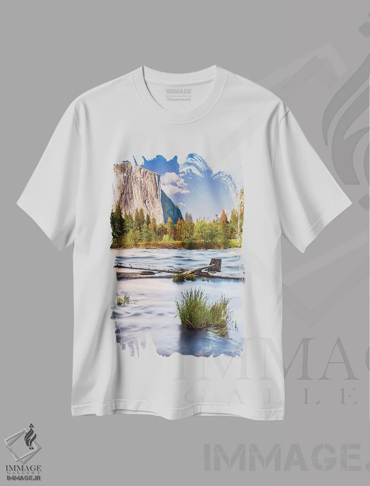 تیشرت سفید طرح دار آثار جان فورد - immage.ir