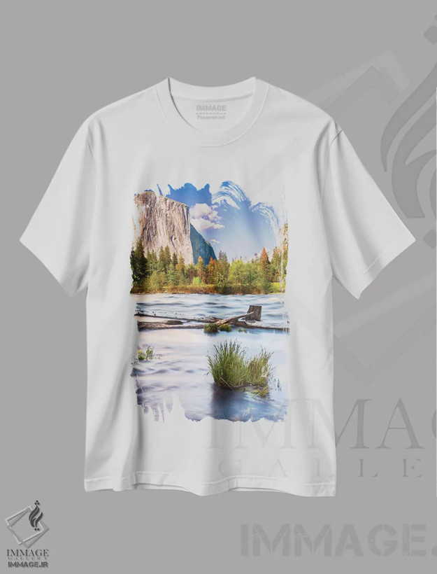 تیشرت سفید طرح دار آثار جان فورد - immage.ir