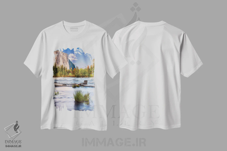تیشرت سفید طرح دار آثار جان فورد - immage.ir