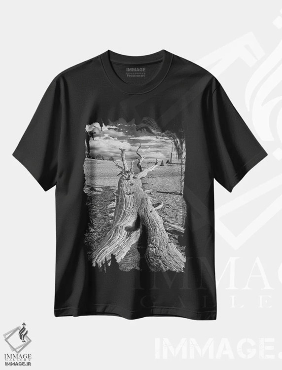 تیشرت مشکی طرح دار آثار جان فورد - immage.ir