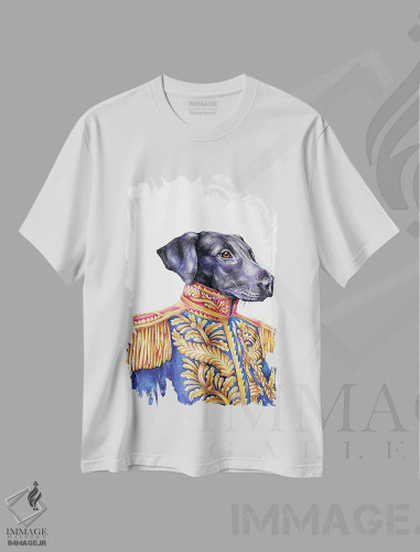 تیشرت سفید طرح دار لوگان، هنر فاخر اثر جیمی فوربز | فروشگاه ایماژ