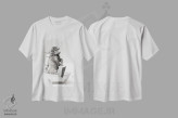 تیشرت سفید طرح دار آثار جوفری فیلیپ - immage.ir