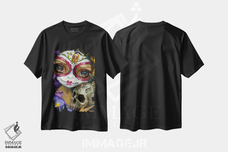 تیشرت مشکی طرح دار میلاگروس لا کلاورا، دکوراسیون جایگزین اثر جزمین بکِت-گریفیت | immage.ir