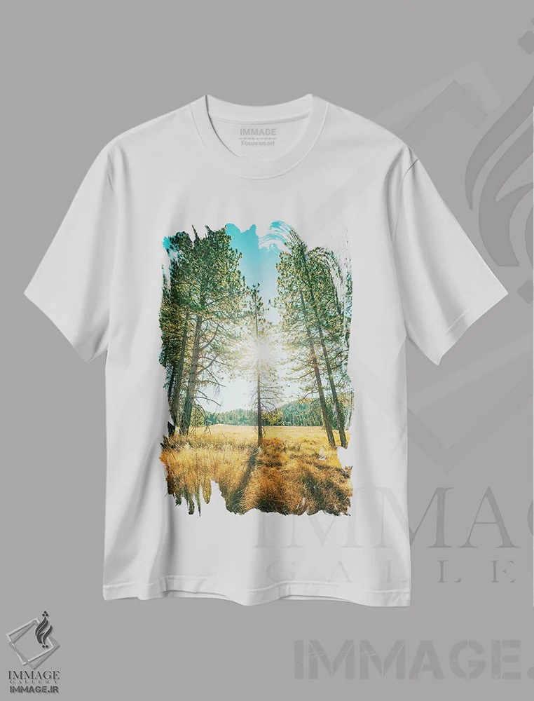 تیشرت سفید طرح دار پارک ایالتی کوه پالومار، مدیوم اثر جوزف اس. جیاکالونه | فروشگاه ایماژ