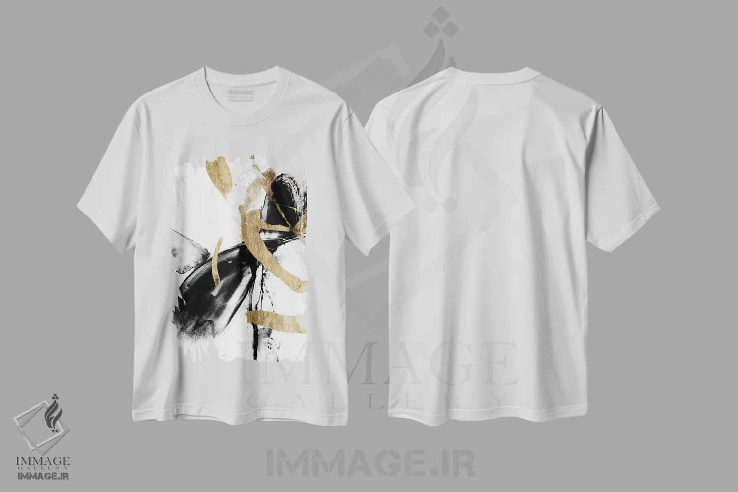 تیشرت سفید طرح دار گردباد قطعه قطعه I اثر جنیفر گلدبرگر | immage.ir