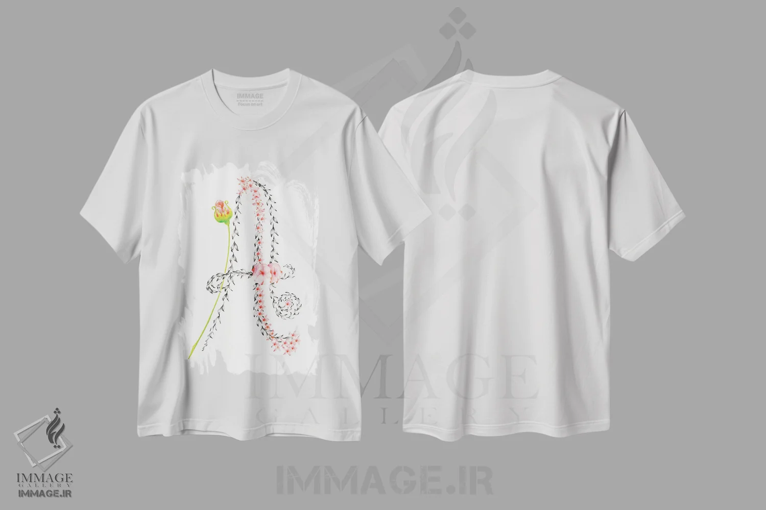تیشرت سفید طرح دار حرف A II، مدیوم اثر جوانا هابر | immage.ir