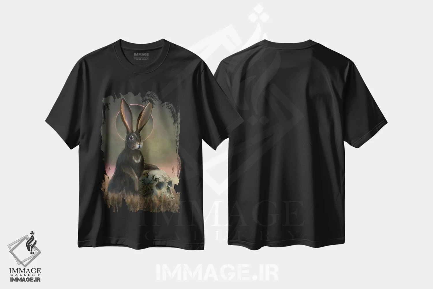 تیشرت مشکی طرح دار جبروکی، هنر فاخر معاصر اثر جولیانا لوومر | immage.ir