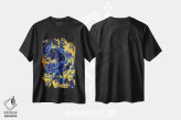 تیشرت مشکی طرح دار انتقالی اثر جکی لیو | فروشگاه ایماژ