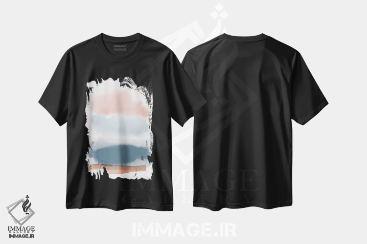 تیشرت مشکی طرح دار بی مانندترین اثر ژاکلین مالدونادو | immage.ir