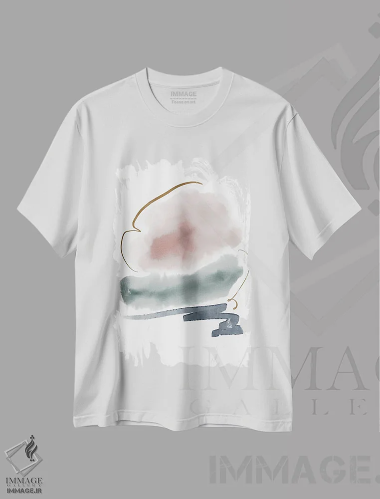تیشرت سفید طرح دار وزش نسیم ملایم اثر ژاکلین مالدونادو | immage.ir